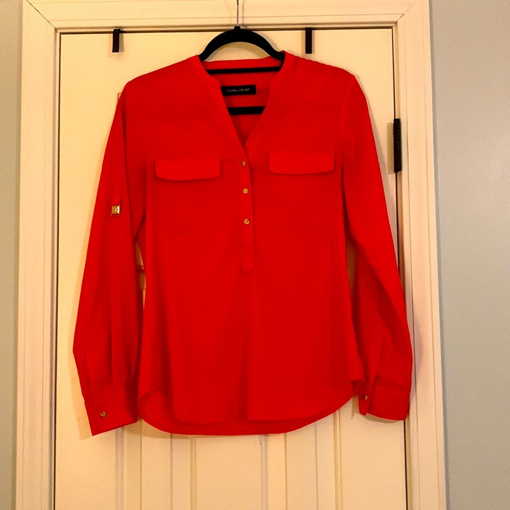 Ivanka Trump | Red Blouse | Size XS